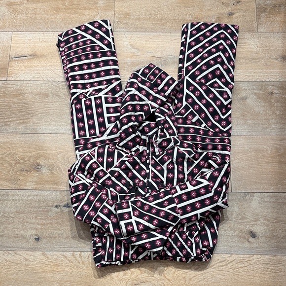 free people movement Jackets & Blazers - FP Movement by Free People Black, White & Pink Geometric Padded Ski Jacket